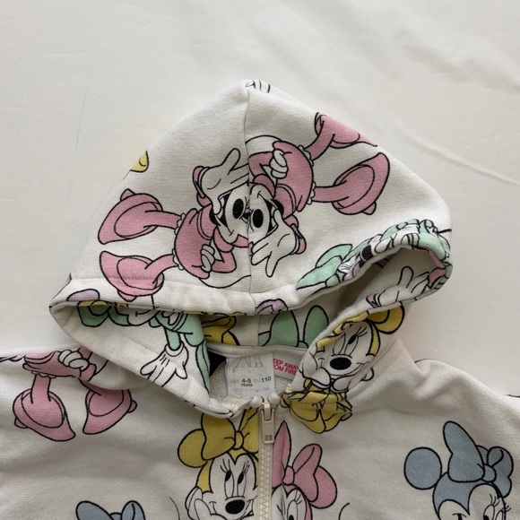 Zara Multicolor Character Print Hoodie - Picture 3 of 6